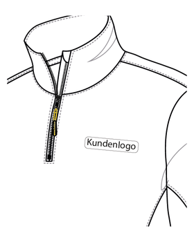 Logo auf linker Brust