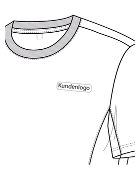 Logo auf linker Brust